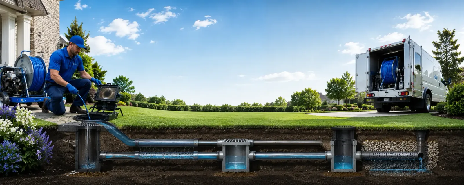 Outdoor drain cleaning information for Blue Mound, IL