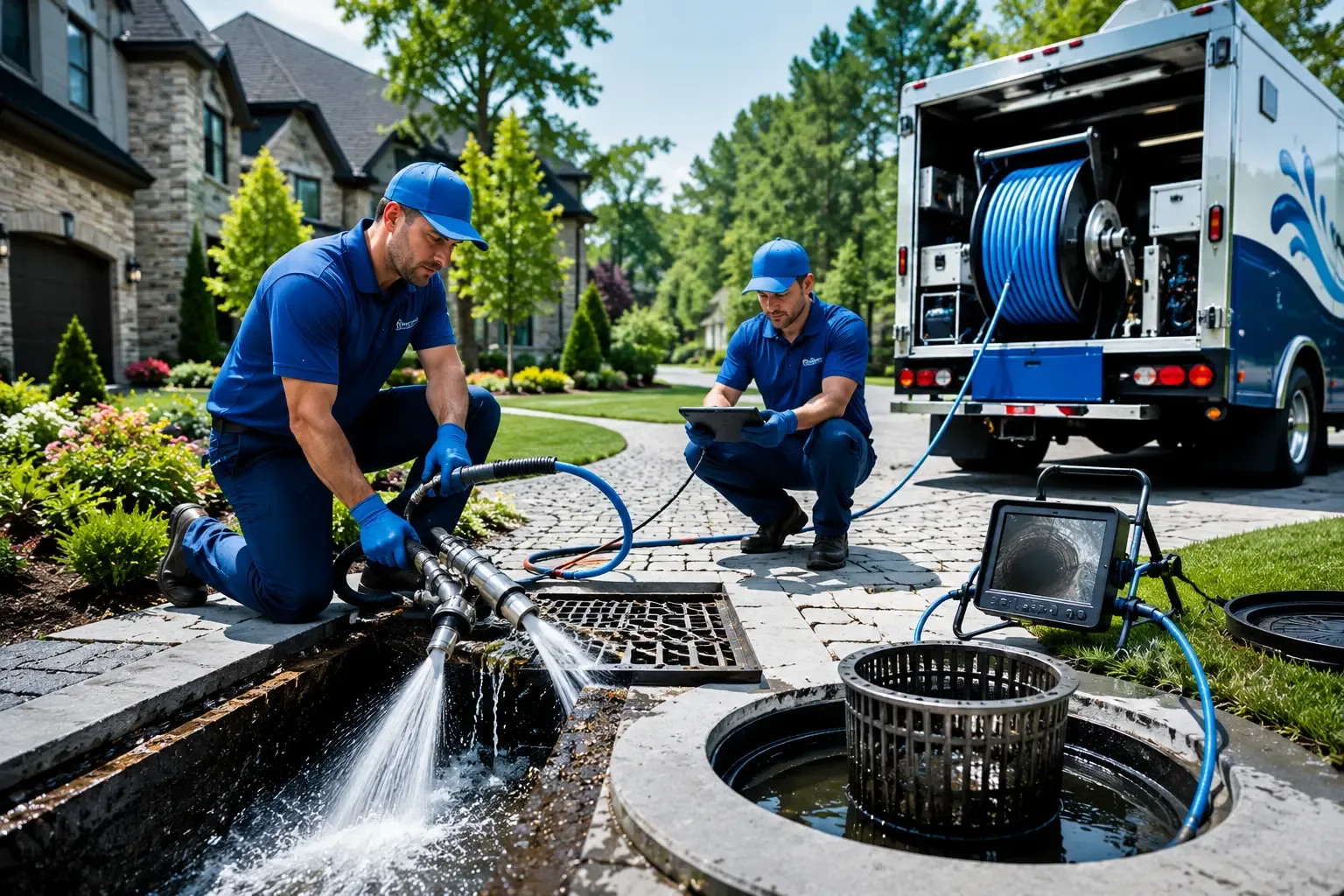 Local outdoor drain cleaning professionals in Blue Mound, IL